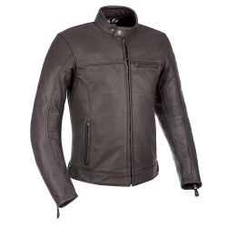 Oxford Walton MS Leather Jacket Brown